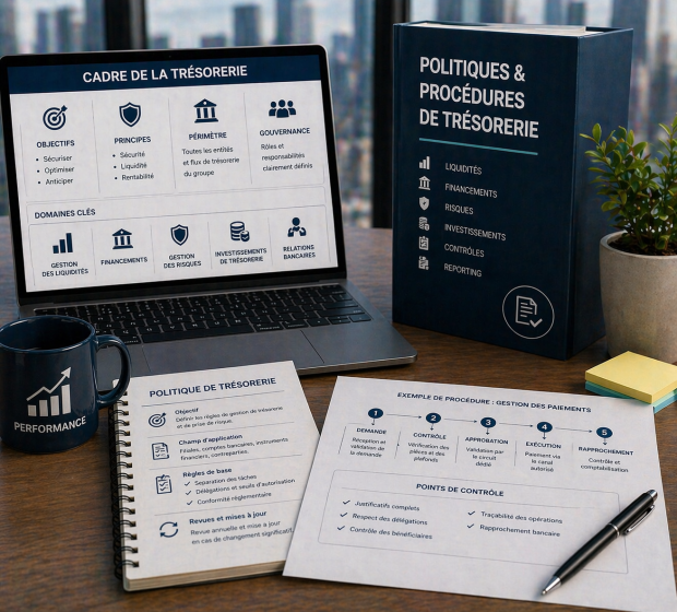Formaliser les politiques et procédures de trésorerie