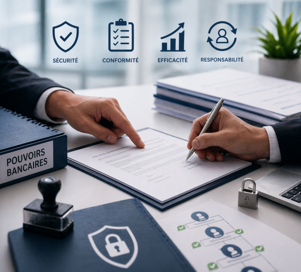 Organiser et gérer les pouvoirs bancaires