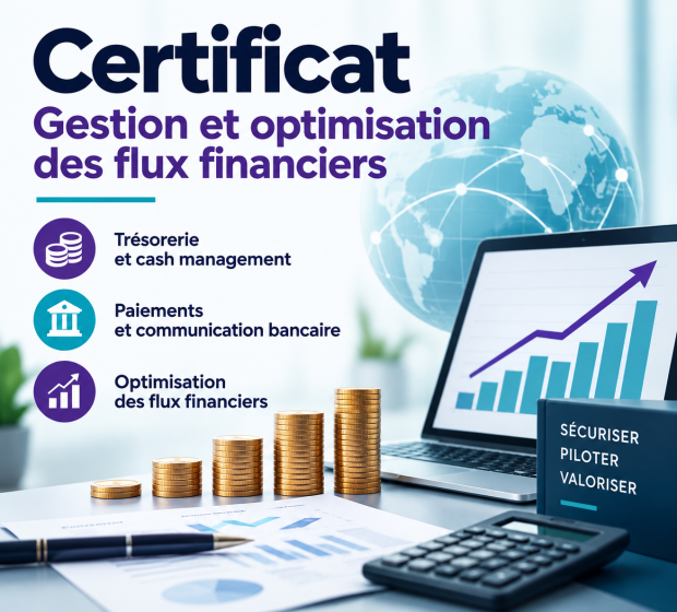 Certificat Gestion et optimisation des flux financiers