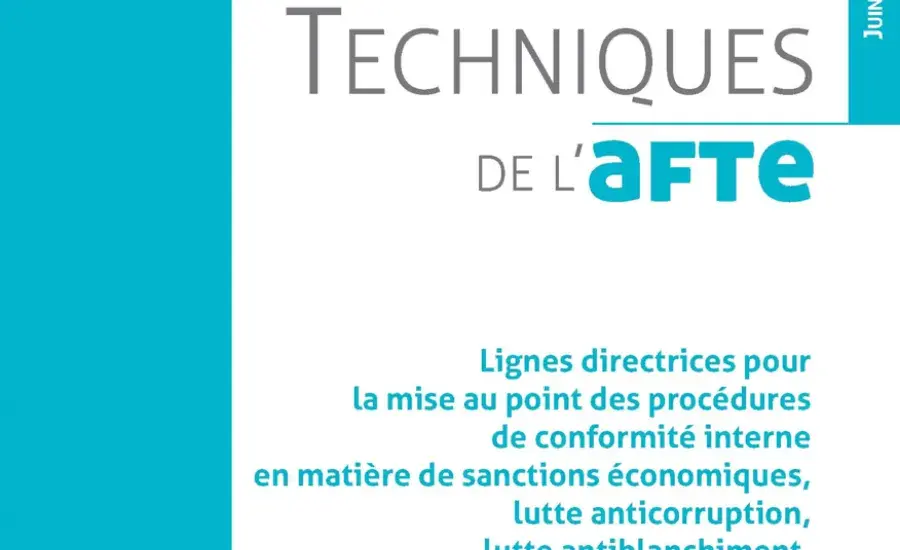 Sanctions économiques, lutte contre la corruption, le blanchiment, le financement du terrorisme