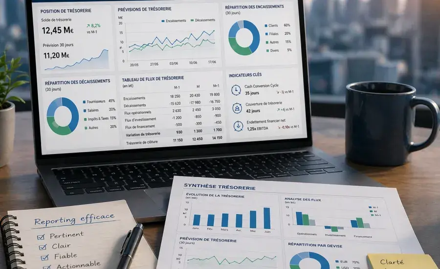 Construire un reporting de trésorerie efficace