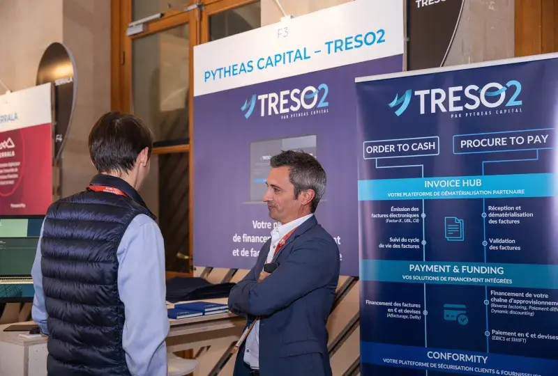 Stand partenaire Treso2 par Pytheas Capital 2023 Stand partenaire Treso2 par Pytheas Capital 2023