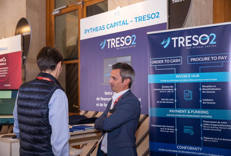 Stand partenaire Treso2 par Pytheas Capital 2023